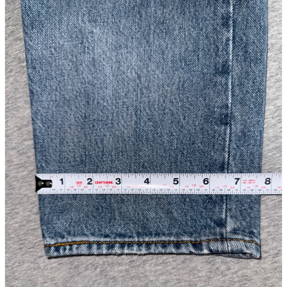 Levis 501 CT Mens Tapered Blue Distressed Jeans Size 36x30 Streetwear Vintage